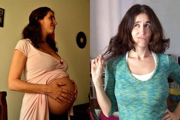Marie Vázquez en distintos momentos de su vida. Las fotos fueron subidas a las redes por ella y por su marido.