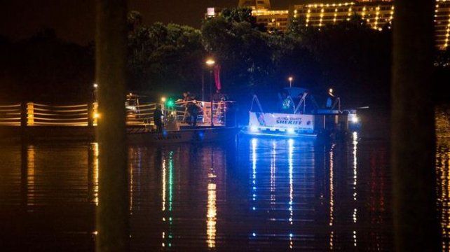 La intensa búsqueda del nene que fue arrastrado por el caimán.