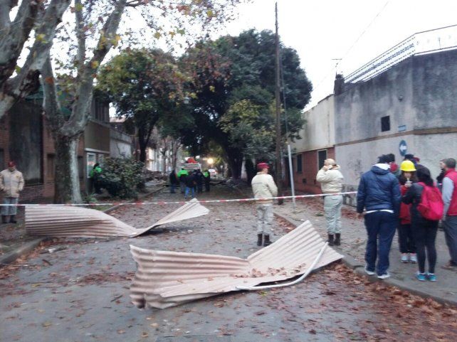 Los daños tras la explosión en Alem al 2900.