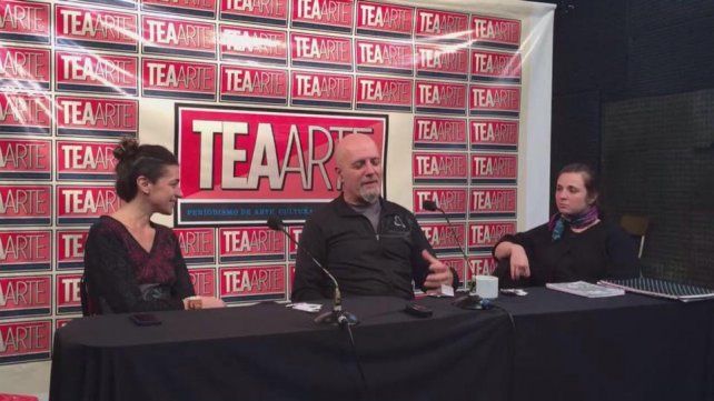 Cordera, en la charla con los alumnos de TEA.