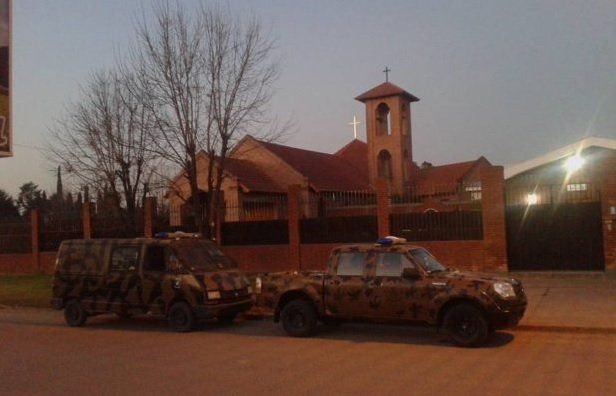 El convento fue allanado por la Justicia.