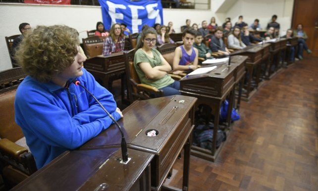 Los chicos hicieron escuchar su reclamo en el foro del Concejo.