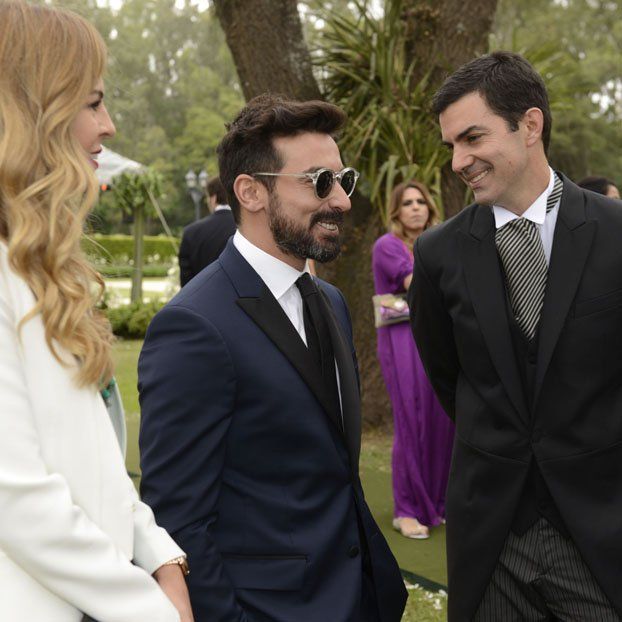 El futbolista Ezequiel Lavezzi, figura en la ceremonia.