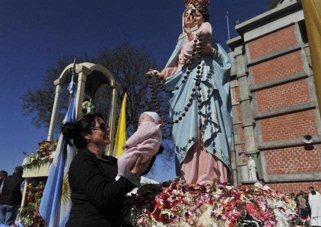 Los fieles se hicieron presente en San Nicolás.