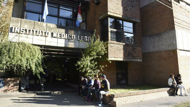 El Instituto Médico Legal. Esta mañana se realizó la autopsia.