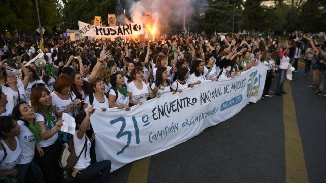 Las mujeres coparon las calles de Rosario.