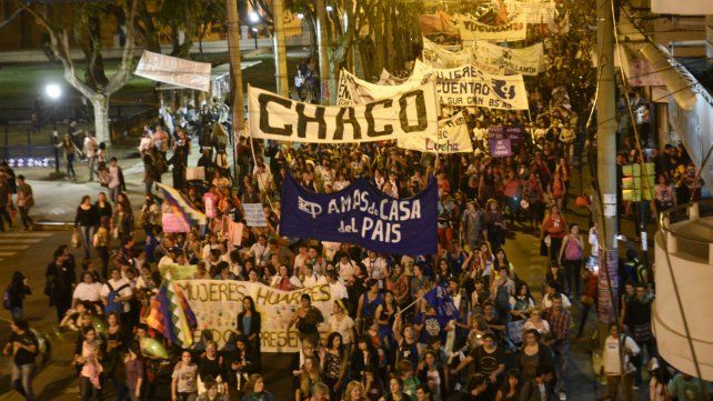 Las mujeres coparon las calles de Rosario.