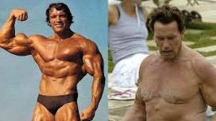 Arnold Schwazenegger, el otrora musculoso actor de Hollywood.
