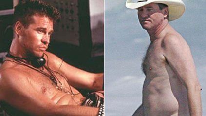 Val Kilmer asomó en la gran pantalla como un galán y hoy es apenas un hombre mayor.