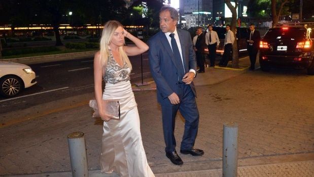 Scioli también rehizo su vida y tiene nueva pareja. 