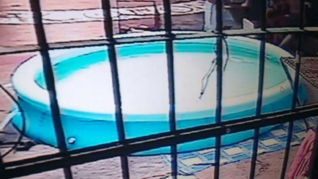 Imagen de la pileta colocada en el Pabellón 7º.