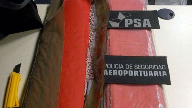 La droga incautada por la PSA.