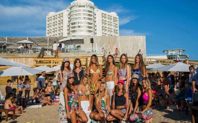 Las modelos rosarinas que participaron de la elección para ser la imagen del hotel uruguayo.&nbsp;