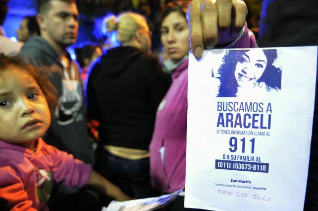 Araceli estuvo desaparecida casi un mes. 