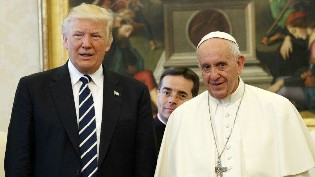 El encuentro entre el Papa y Trump en el Vaticano.
