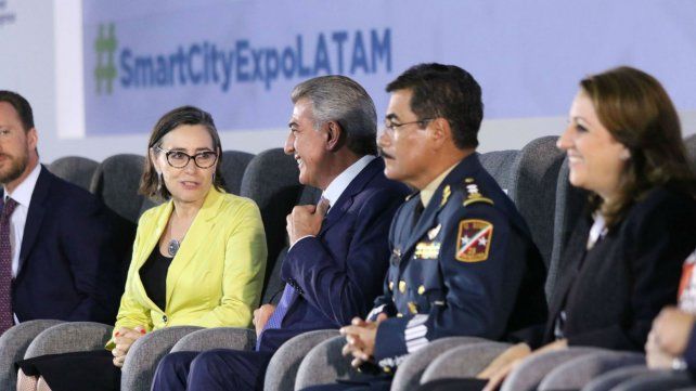 La intendenta, presente en un encuentro en Puebla.