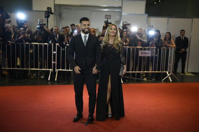 Sergio Agüero y la Princesita Karina.