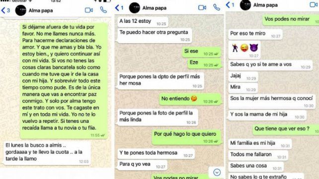 Tambalea la reconciliación de Silvina Luna y el Polaco