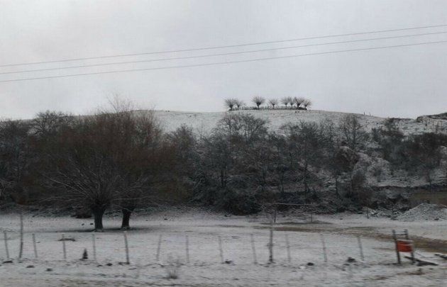 Tafí del Valle, Tucumán, amaneció nevada el domingo.