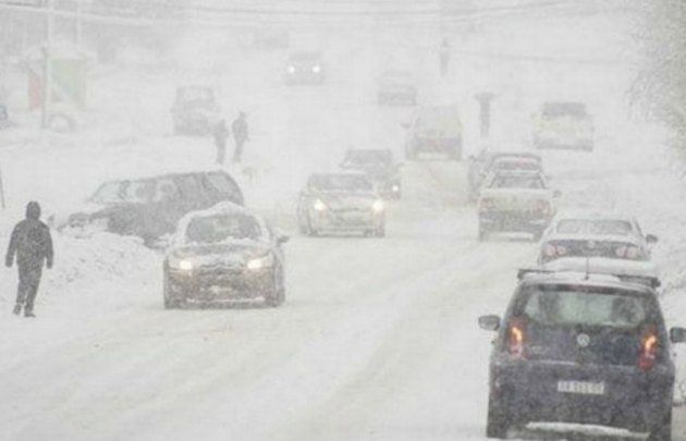 En Loncopué, en Neuquén, la nieve tapó todo.