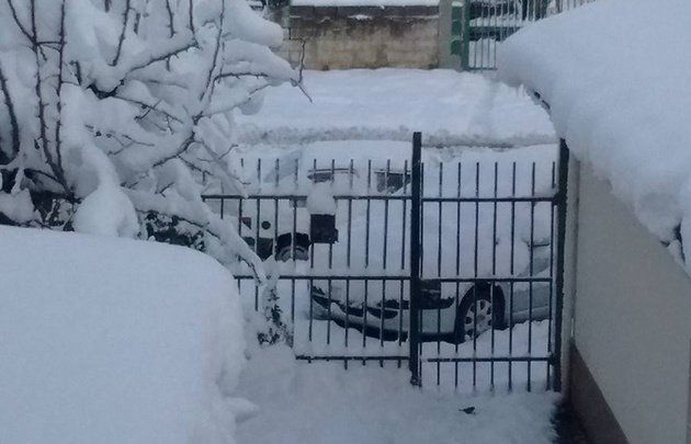 La Patagonia bajo nieve.