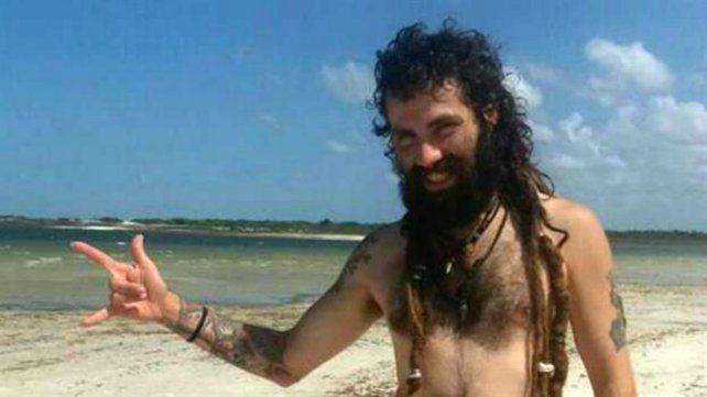 Santiago Maldonado, el joven buscado.