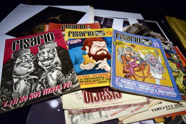 La revista Risario fue parte de la movida cultural de la ciudad. También presente en 