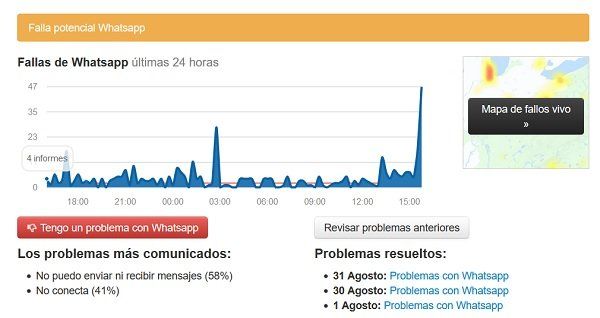 Último momento: reportan fallas en Internet y WhatsApp en todo el mundo