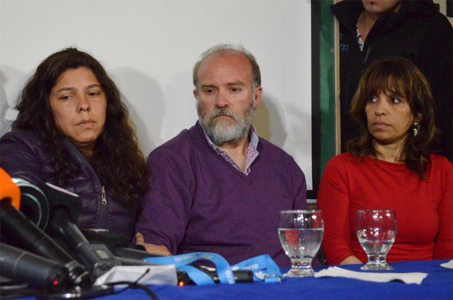 <b> Conferencia de prensa. </b>Se realizó en Esquel y habló el hermano de Santiago Maldonado. 