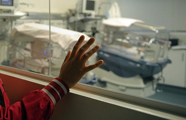 Nacimiento. La adolescente tuvo al chiquito en agosto de 2014 y luego fue entregado a una pareja.