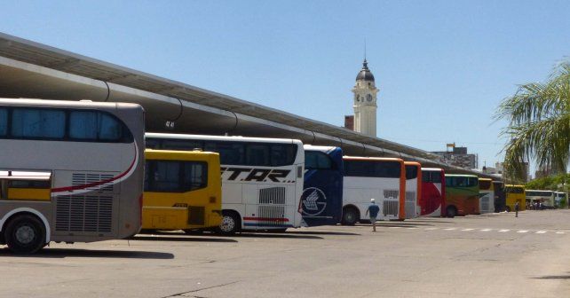La actividad en la terminal de omnibus de Rosario será normal este fin de semana.